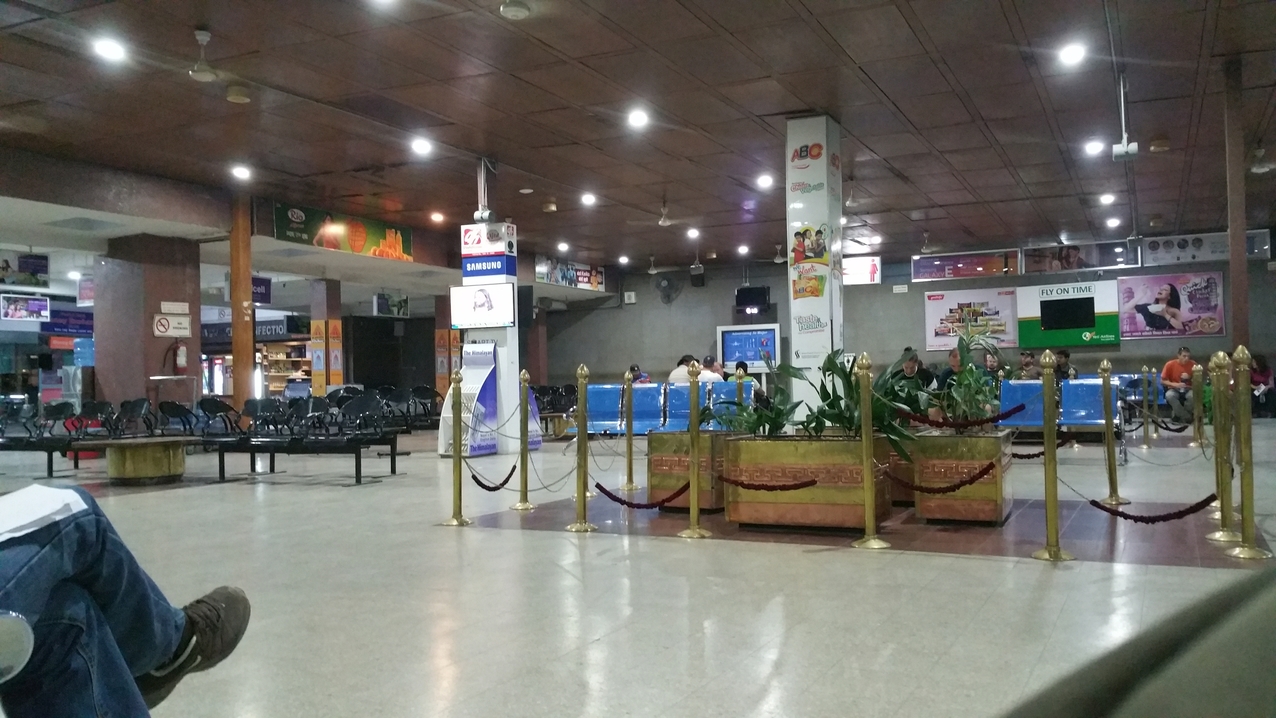 Flughafen Kathmandu, "Domestic", Teil am Nordende für Inlandsflüge.
