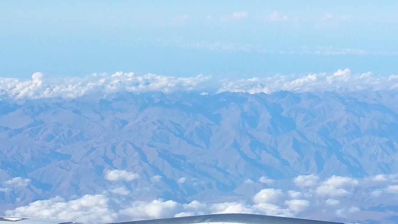 Das Pontische Gebirge und die Schwarzmeerküste bei Samsun.
