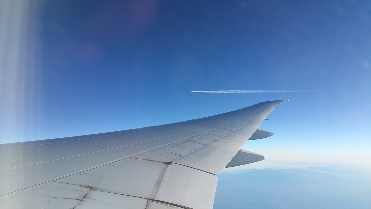 Einer überholt gerade, ...
